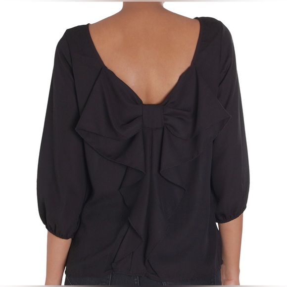 Humble Chic Bow-Back Blouse - Picture 3 of 8